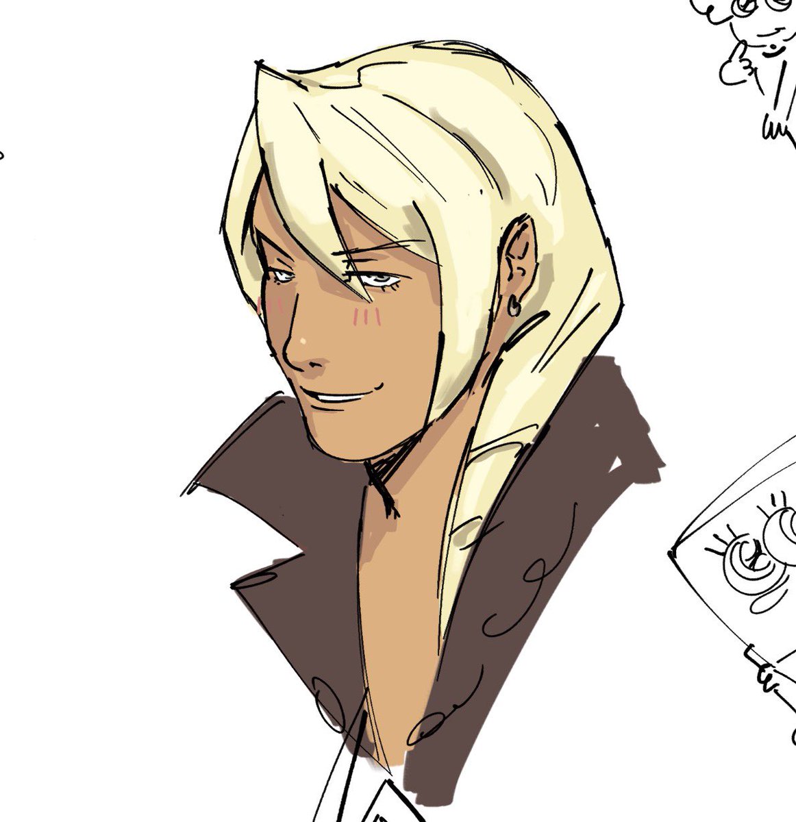batgaszzzz's tweet photo. also tried to draw the klavier guy. clavicola. https://t.co/gmM204Dao0