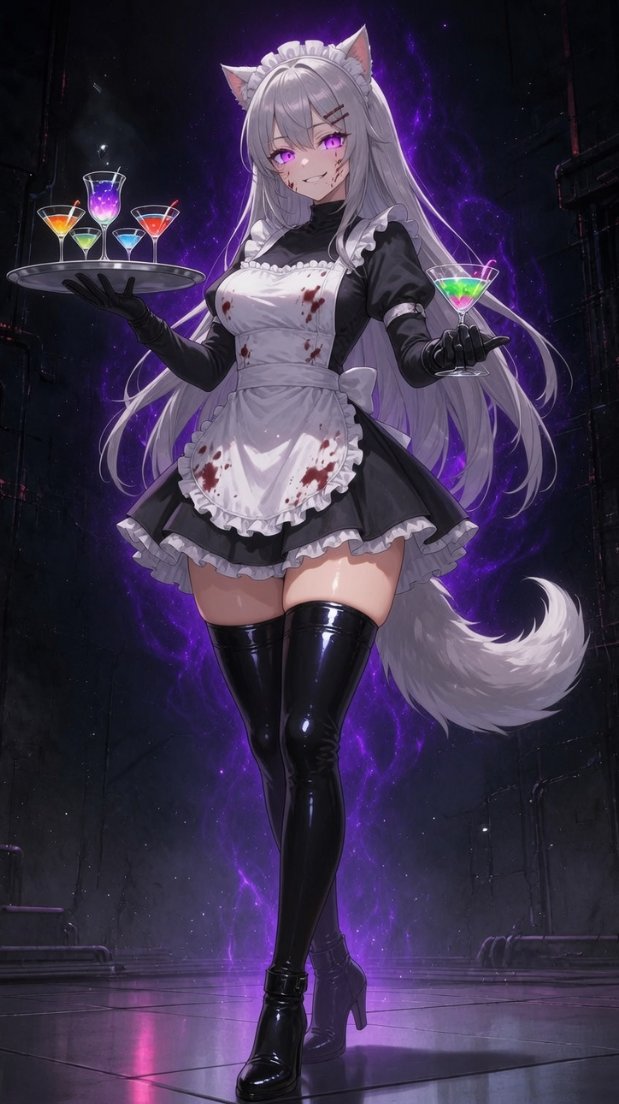 LillyanyaNeko's tweet photo. I was trained by @CafeHypno_Owner and, fortunately, didn't fall under her spell~

Now this corrupted maid obediently creates drinks for @SkipperFliper and her corrupt slaves for free~

But for others, you'll have to pay~

1/2 https://t.co/JePA1mzuOb