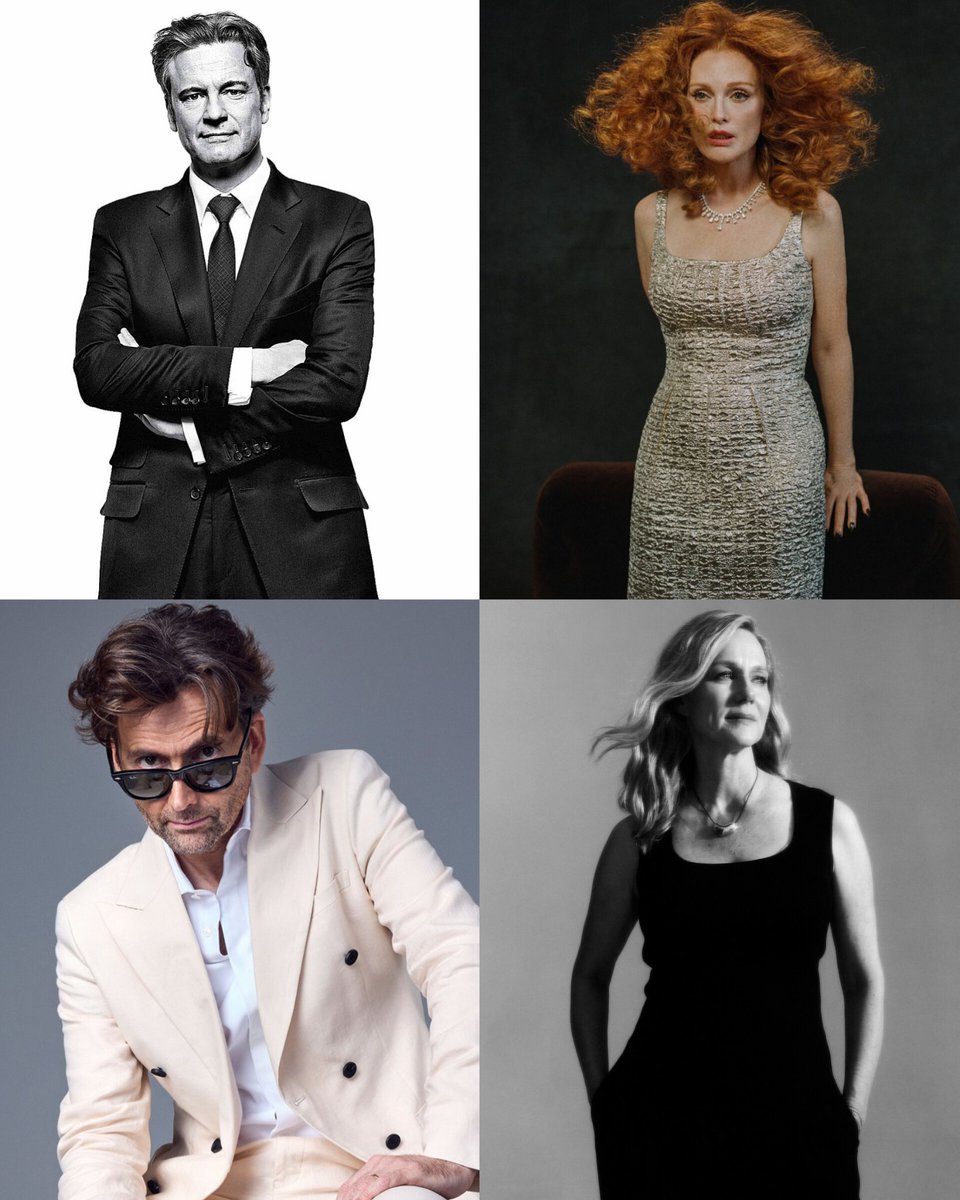 TheCinefied's tweet photo. Colin Firth, Julianne Moore, David Tennant, and Laura Linney are set to lead the romantic comedy ‘THE JOY OF SEX,’ directed by Bridget Jones's Diary filmmaker Sharon Maguire.

The film follows the story of the passionate and complicated romantic trio of Alex (Firth), his wife Ruth (Linney) and her best friend Jane (Moore).

🔗 https://t.co/5DBeCjRMaj
