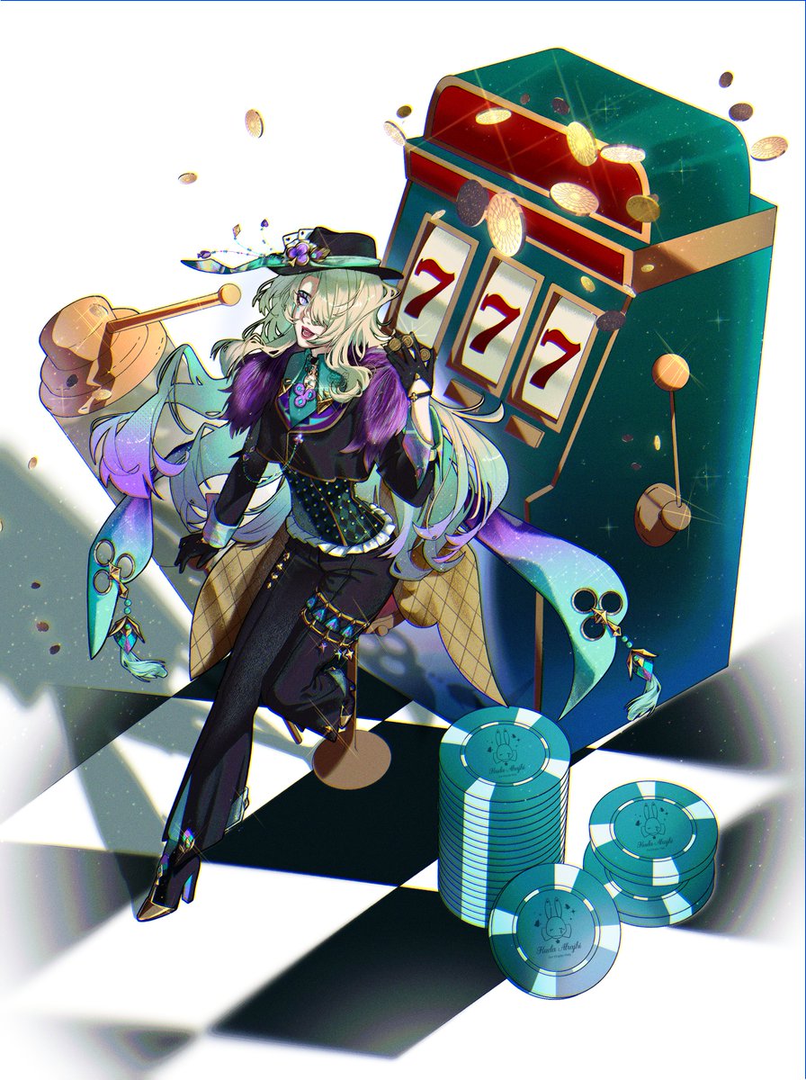 kudaalrajhi's tweet photo. [ #artfight2026  ]

🤍 Third revenge; Casino Clover

🤍 https://t.co/kv1CI6om9y