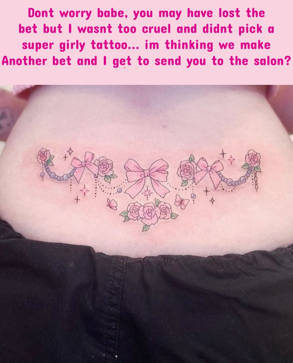 sufferforvix's tweet photo. I think an eyebrow shaping, false lashes and a mani/pedi will be perfect for you to go with your new tramp stamp.  We have to go shopping at the mall. Only crop tops for you from now on... https://t.co/M2l9hhsQEF