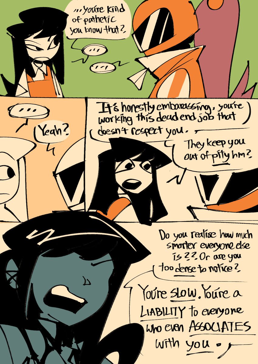 Peargor's tweet photo. Zoey berates you and your dignity the comic (1/3) https://t.co/AkBh3k0eiA