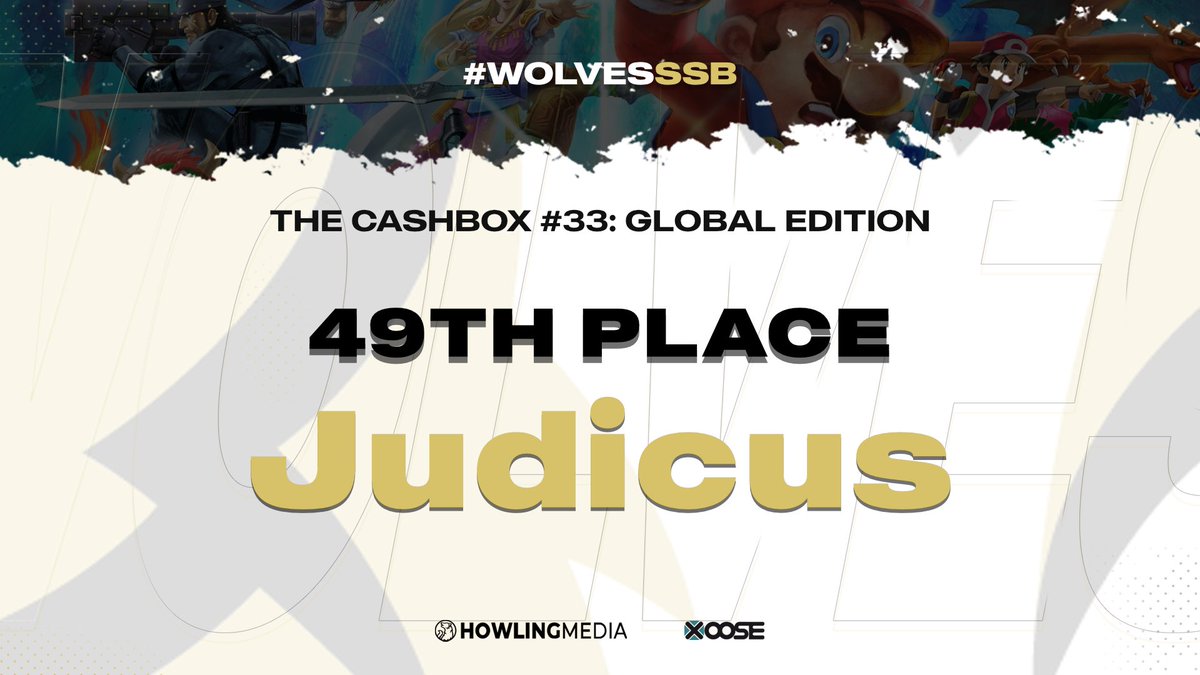 wolves_esports's tweet photo. While we said we'll see @WolvesSSB active today, and that still is true, we missed that @Judicus8 placed 49th/629 at "Cashbox #33: Global Edition" yesterday evening. GGs!

#KeepHowling https://t.co/XH8L840bLd