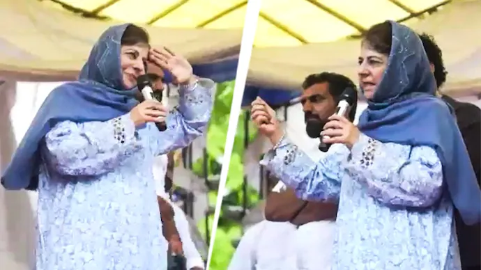 IndiaToday's tweet photo. Mehbooba Mufti backs students protest in Delhi

Mufti joined the protesters at #JantarMantar over alleged exam irregularities. She cast the agitation as a test of the Constitution, #democracy and the future of young aspirants.

By: @MirFareed2 

Read more:
https://t.co/7s7dx3VVMu

#NEETPaperLeak #DelhiProtest #DharmendraPradhan #Education