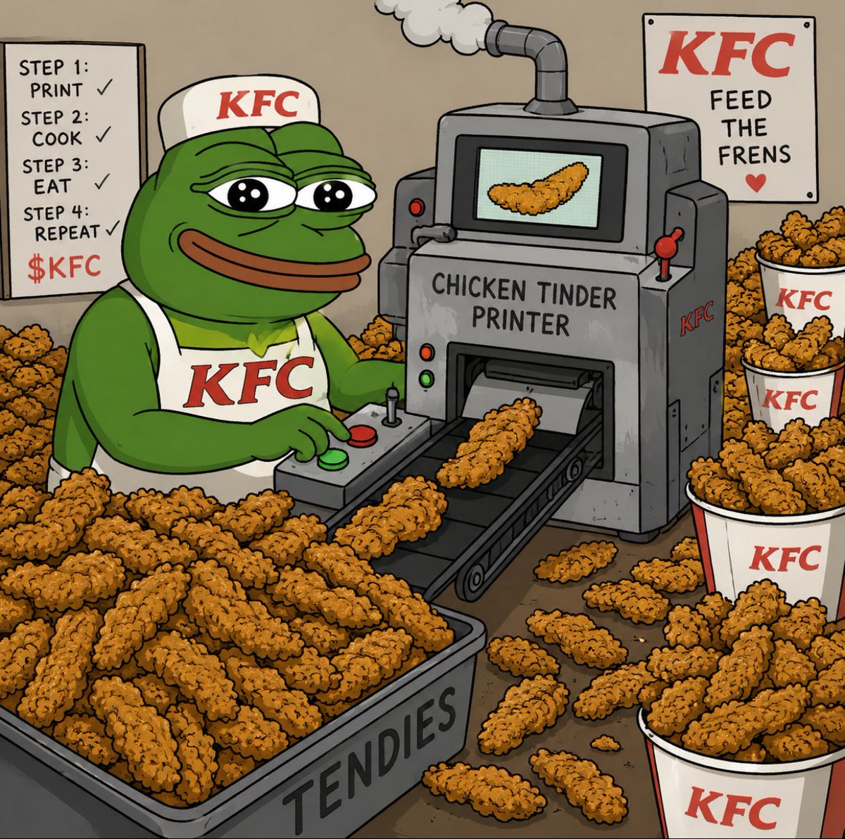 KFCstrategy's tweet photo. @ApeLabsETH_ $kfc https://t.co/aDmACKSjGm