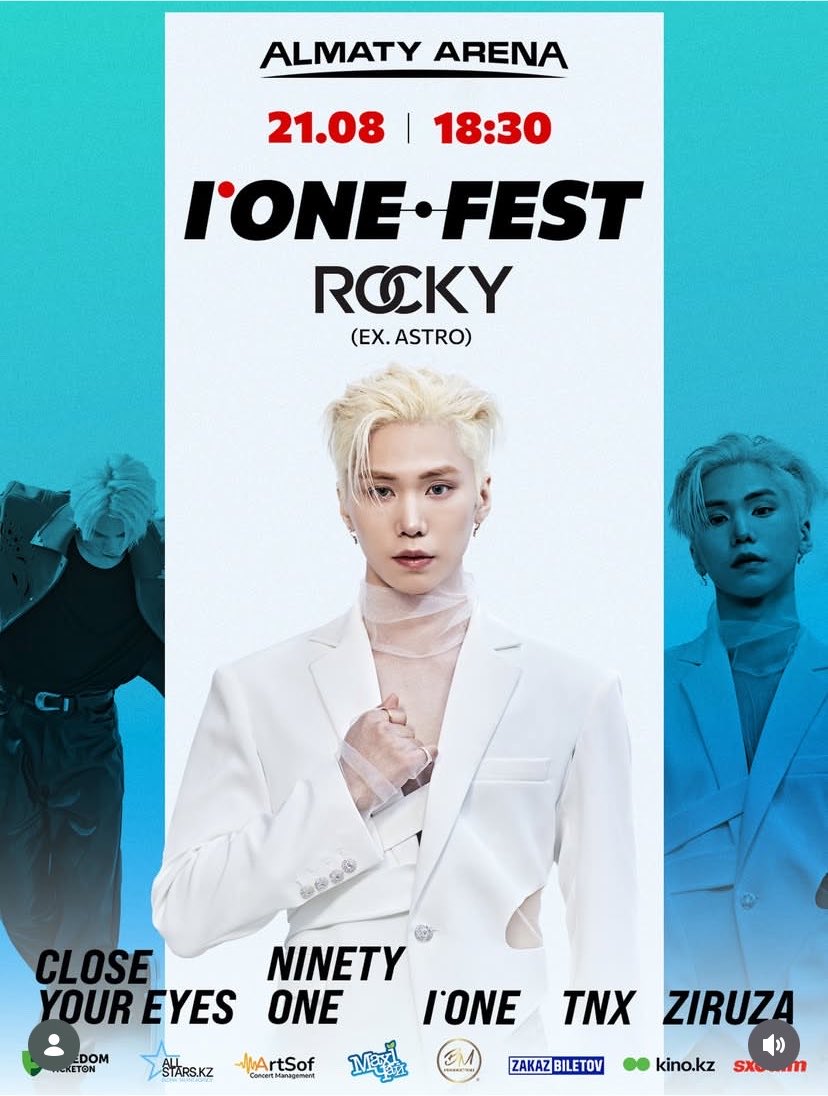 pmh2015's tweet photo. 21/08 #Rocky #라키 #IONEFest, Kazakhstan https://t.co/x82wCJa2ul
