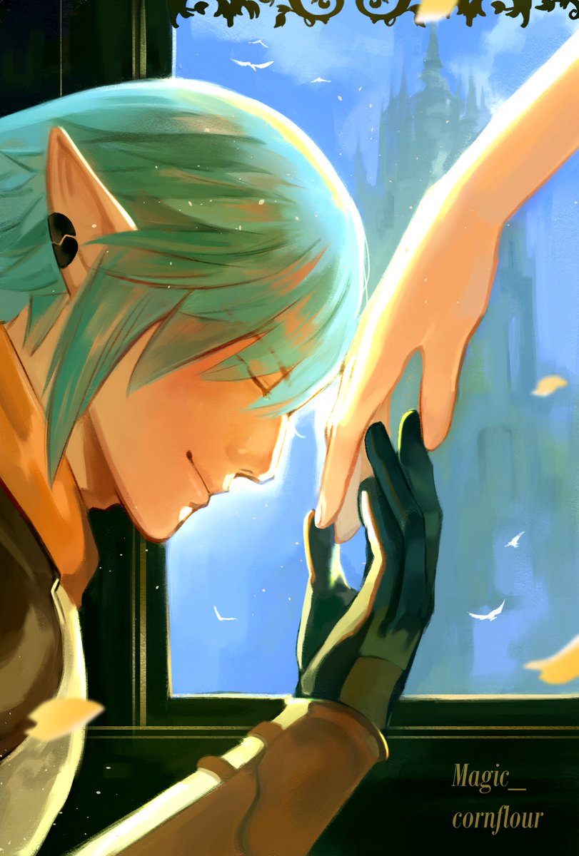 magic_cornflour's tweet photo. Allow me to stand by your side as your knight.
#ffxiv #オルシュウファン #haurchefant https://t.co/ONZidLKUr3