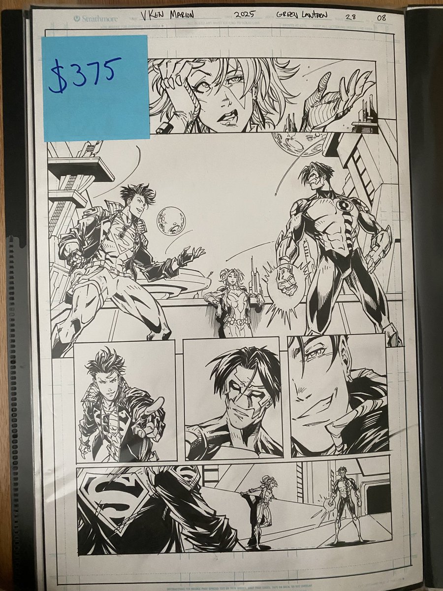 VKMarion's tweet photo. I couldn’t make SDCC (too many deadlines!) So I am running a “Not at San Diego special” on all my OA. Any purchase between now and Sunday, July 26th will get FREE SHIPPING to anywhere in the continental US.  Dm/email @ComicModern to order!

#vkenmarion #comics #originalcomicart https://t.co/qm9vqcJq3q