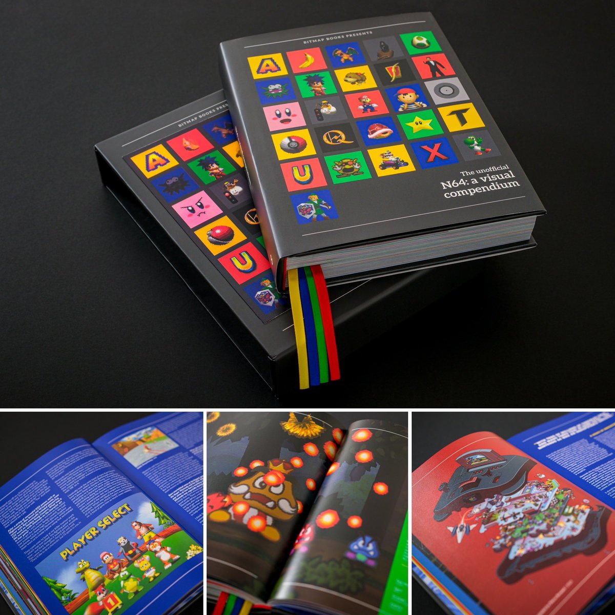 bitmap_books's tweet photo. N64: a visual compendium

Packed with meticulously realised screenshots and game art, which accompany profiles of over 150 titles that defined the N64.

Out now: https://t.co/I47iOJqZil

#bitmapbooks #retrogaming #gaming #n64 #fyp https://t.co/j7fTbom5ib