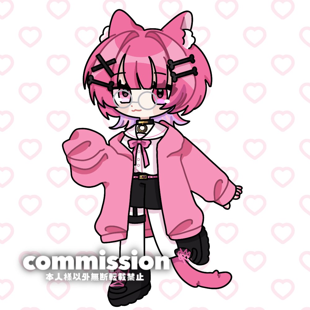 sametubo_1's tweet photo. 【commission】
ミニキャラ立ち絵🩷 https://t.co/qjcaUelbwn