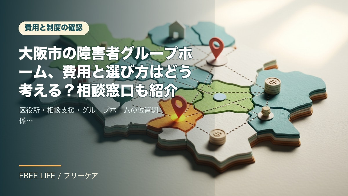 InfoFreelife's tweet photo. 「グループホームって、月にいくらかかるの？」——費用の全体像がつかめないまま見学に行っても不安が残るだけ。大阪市の障害者グループホームの費用のしくみと、選ぶときに見ておきたいポイントをまとめました。
https://t.co/g5uzlynwJ0
#大阪市 #障害者グループホーム #障害福祉 https://t.co/ylw6019stF