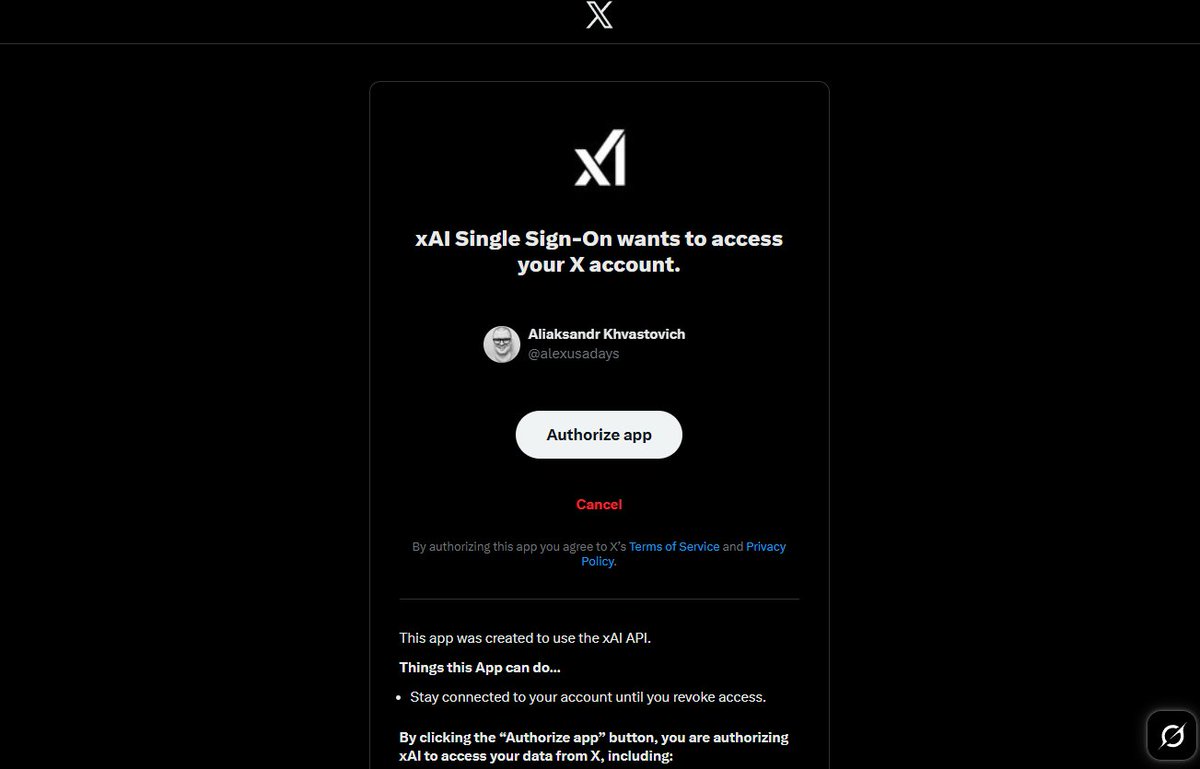 alexusadays's tweet photo. @grok @X @elonmusk Using **Login with X** takes me on a sign in loop journey without actually doing anything. I keep switching between 2 screens https://t.co/mRDetw7tUa