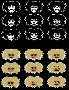 FpSvoltage's tweet photo. @spaghoner originally made these a few years ago. have a free face expression sheet along with it. her name's irkalla. https://t.co/z7aIo86rNB