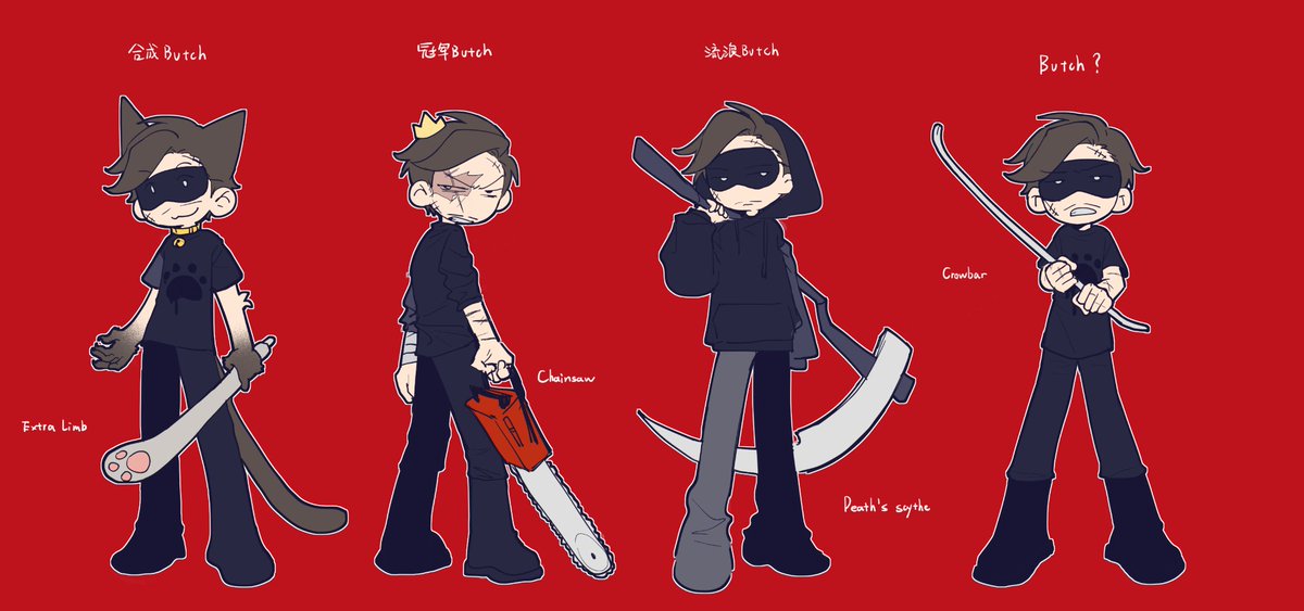 _Yimono_'s tweet photo. Since this has suddenly been brought up again, I still have something to say about this animated video: this is the character design I prepared in advance for this animation. Anyway, it's just a casually designed, slightly different Butch
#mewgenic https://t.co/txROe9QOyl