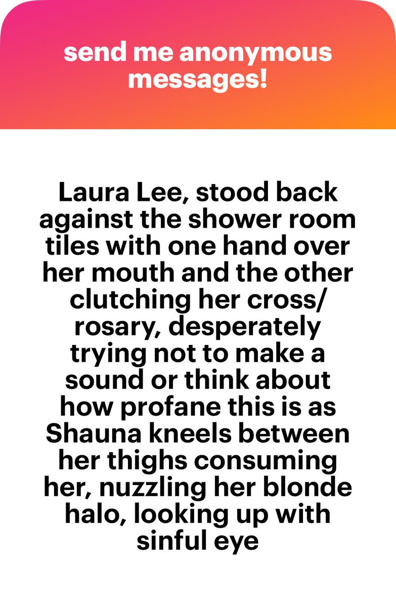 NewYJPrompts's tweet photo. Oh this is everything 🥴 #ShaunaLee https://t.co/heYHI73eVT