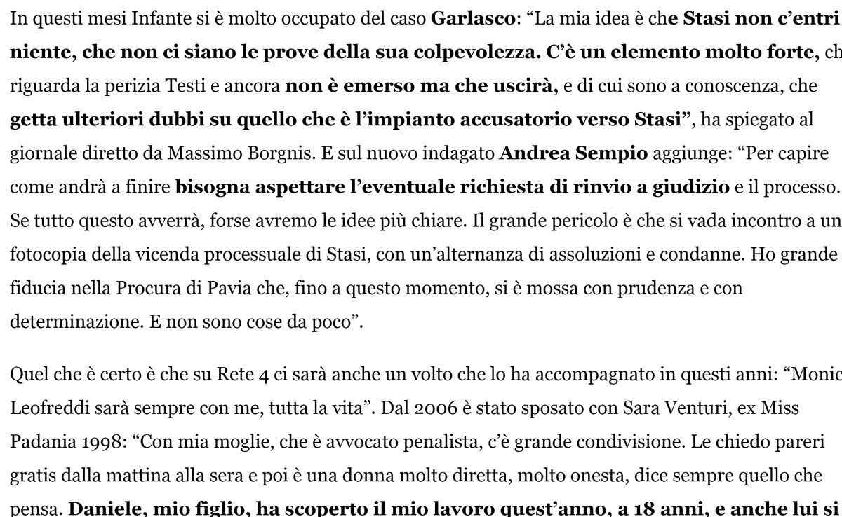 thedirectormov's tweet photo. Intervista a Milo Infante #Garlasco https://t.co/7JLLP9JgXI