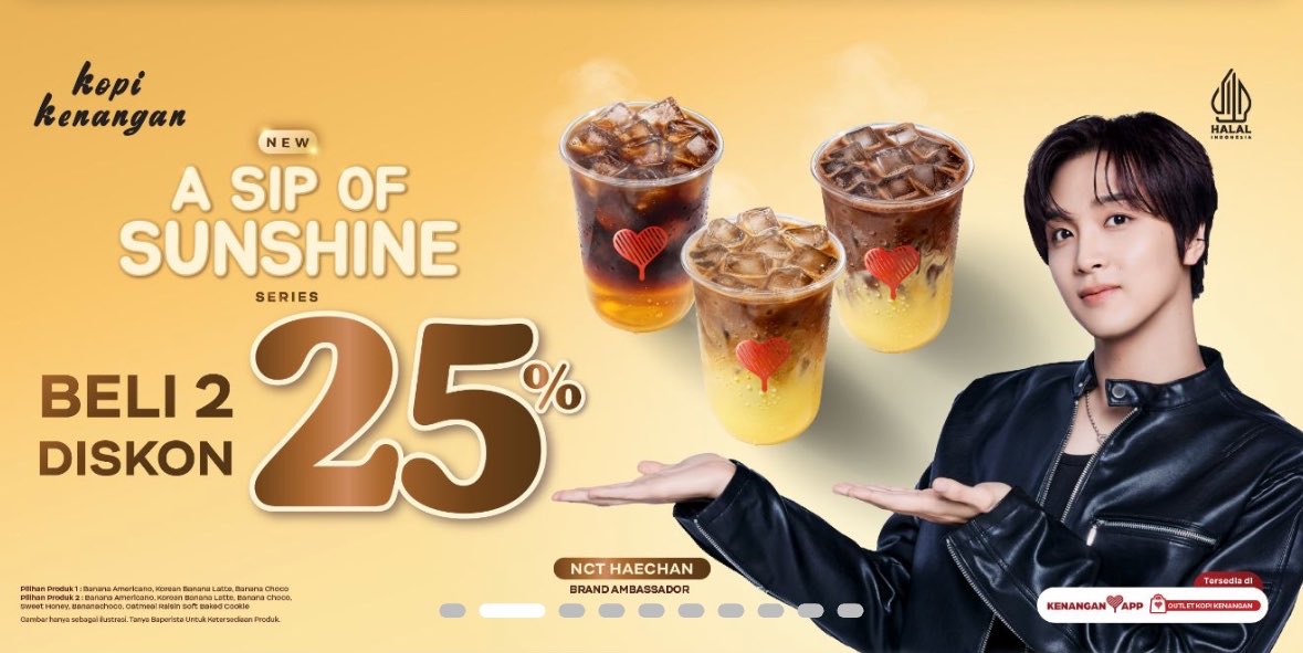 acharchived's tweet photo. NCT HAECHAN AS BRAND AMBASSADOR KOPI KENANGAN 🥹💛 let’s gauurr~ babyy~

#KopiKenanganxNCTHAECHAN
#해찬 #HAECHAN https://t.co/dvss3WDceB