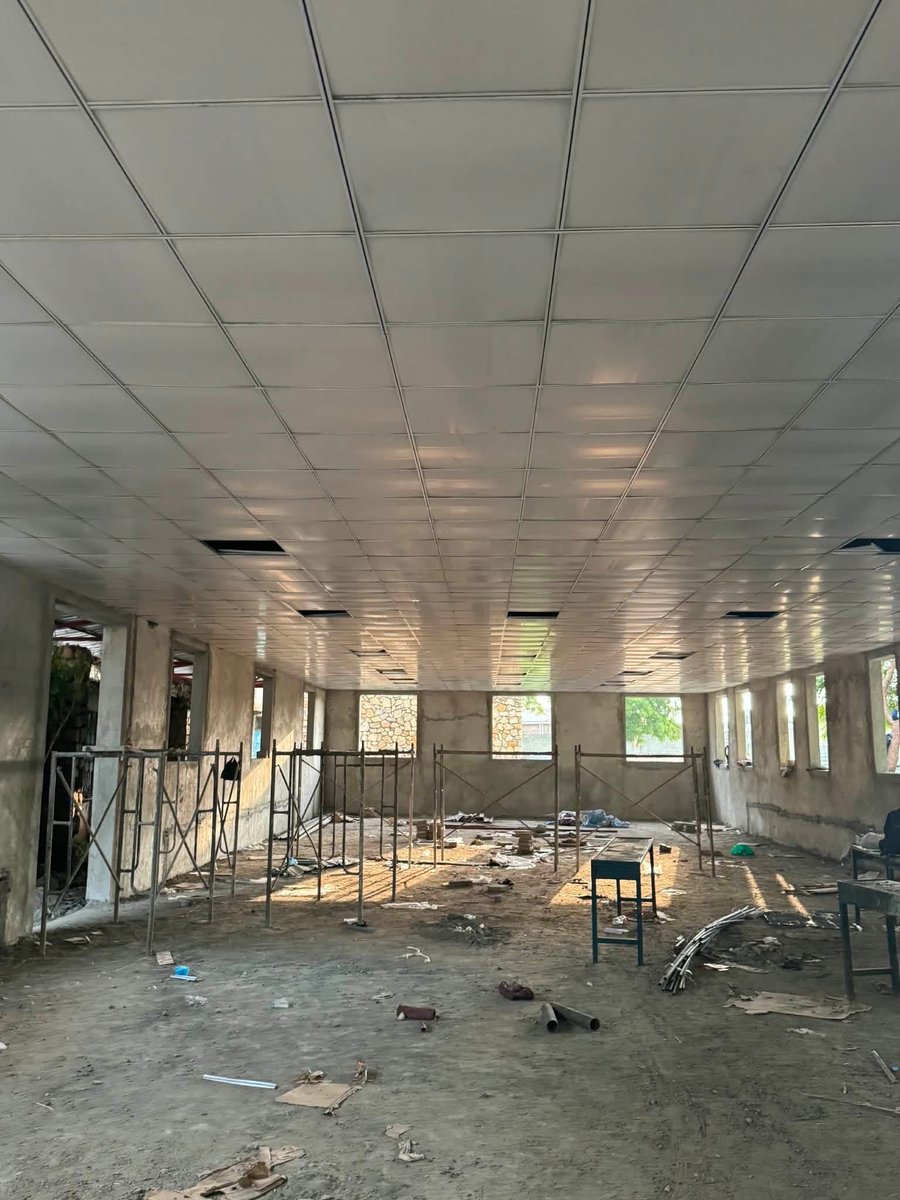 JohnAkec's tweet photo. GIRLS HOSTEL AT UOJ
The girls’ internal cafeteria is progressing and taking shape as I visited this afternoon. Something we have been talking about for years. The current maintenance project will upgrade and transform the girls facilities and create a more conducive environment. https://t.co/d5A0Hu2ow6