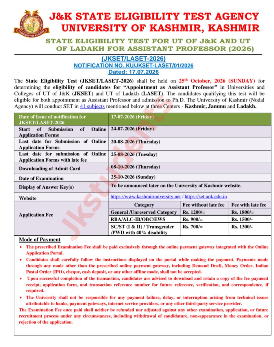JK Students (@JKStudents_in) / Posts / X