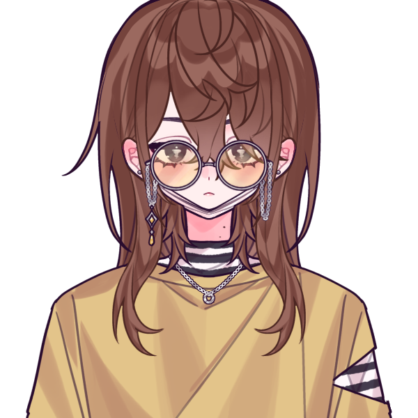 theherdingdog's tweet photo. Vtuber vs IRL ☄️⛓️🐾

ooo!! My design is just me with different hair- I wanted something that represents how I view myself. 

All that's missing is my beauceron ears and the whole black hole details- https://t.co/WMNDe2e9An