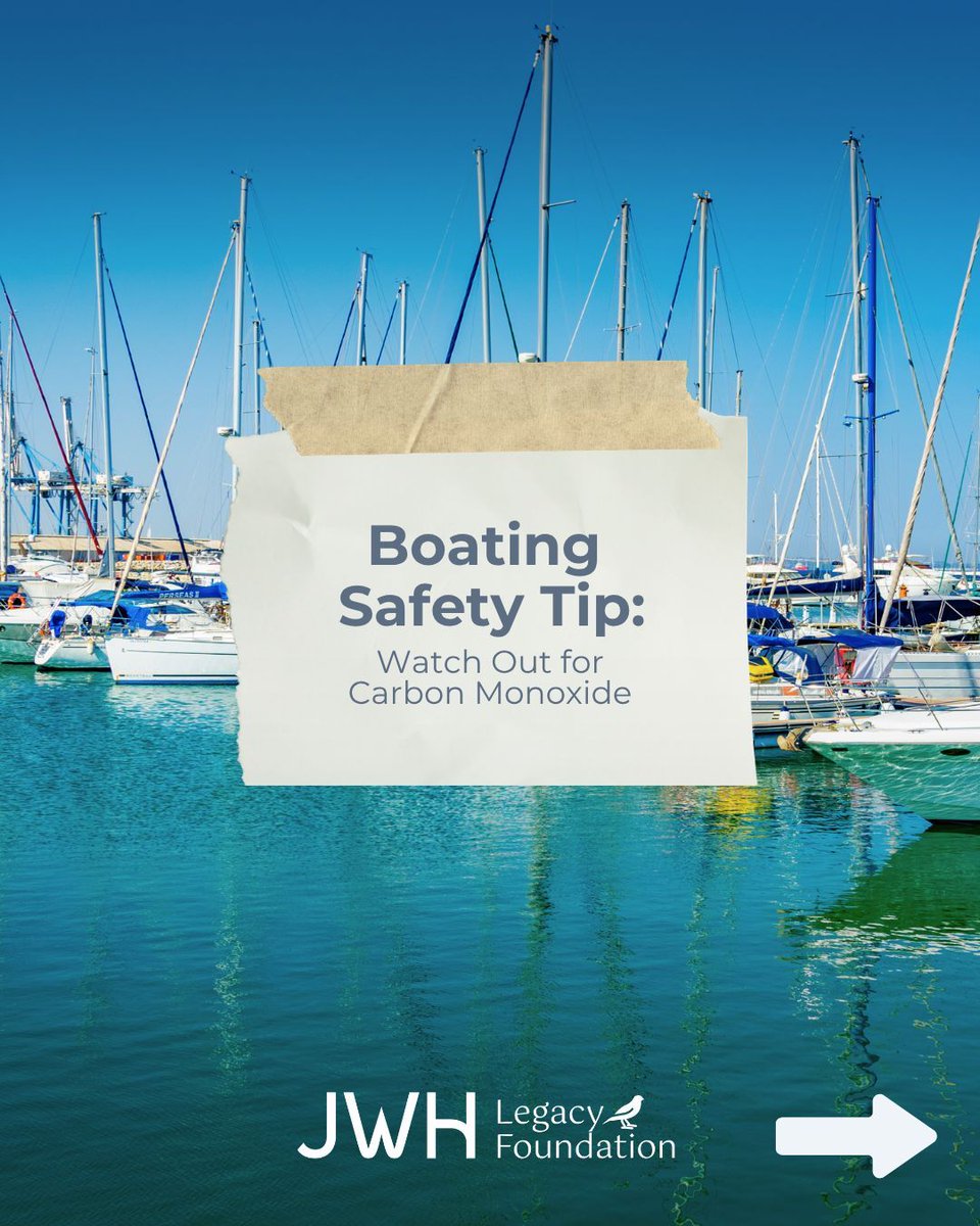JohnnyHeathcoFD's tweet photo. 🚤 Boating Safety Tip: Watch Out for #CarbonMonoxide

This colorless, odorless gas can accumulate on boats near engines, generators, and enclosed cabin spaces, often without warning.

Before your next #boating adventure, take a few minutes to review your #safety measures. https://t.co/vOh3zmV00t
