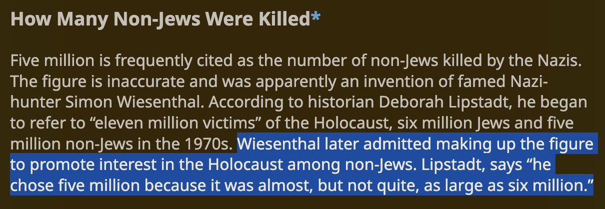 jvgraz's tweet photo. Is this a good time to remind people that Simon Wiesenthal spent his life lying about the Holocaust?

https://t.co/7lAdyEQTyb https://t.co/GqibC5yPPN