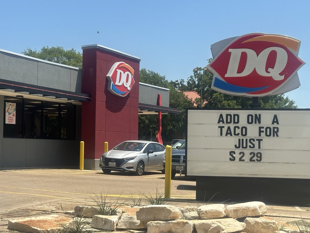 Trifecta_Winner's tweet photo. After your ⚾️ game here at The Ranch in Franklin, Texas swing by the newly renovated DQ and get a nice cold Blizzard to go! 

#supportlocal 

@FiveToolTexas https://t.co/s6csfqinTH