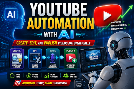 merimo_moh's tweet photo. 🚀 Still spending hours creating YouTube videos?
AI can now automate your entire workflow—from research and script writing to video editing, SEO, and publishing.
https://t.co/Rh8WkMoa1N
#YouTubeAutomation #AI #ArtificialIntelligence #YouTubeGrowth #ContentCreator https://t.co/2MdtfDp6BX