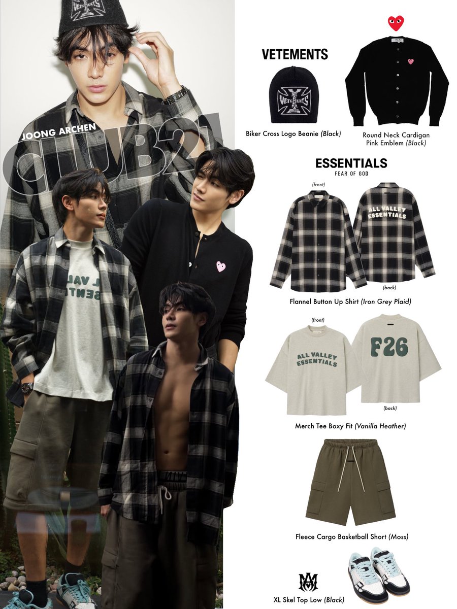 miladebleu's tweet photo. Joong Archen for @club21thailand 🖤

VETEMENTS 
COMME des GARÇONS PLAY
Fear of God ESSENTIALS 
AMIRI

🔗https://t.co/Hh5z7Almiy

#Club21Thailand
#JoongArchen #จุงอาเชน https://t.co/r2H83Y0Xbj