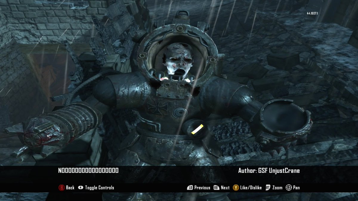 awesumzombiefac's tweet photo. I understand why theater mode was removed in the ports, but man stuff like this was just hilarious. https://t.co/rCcJ4cKb6n