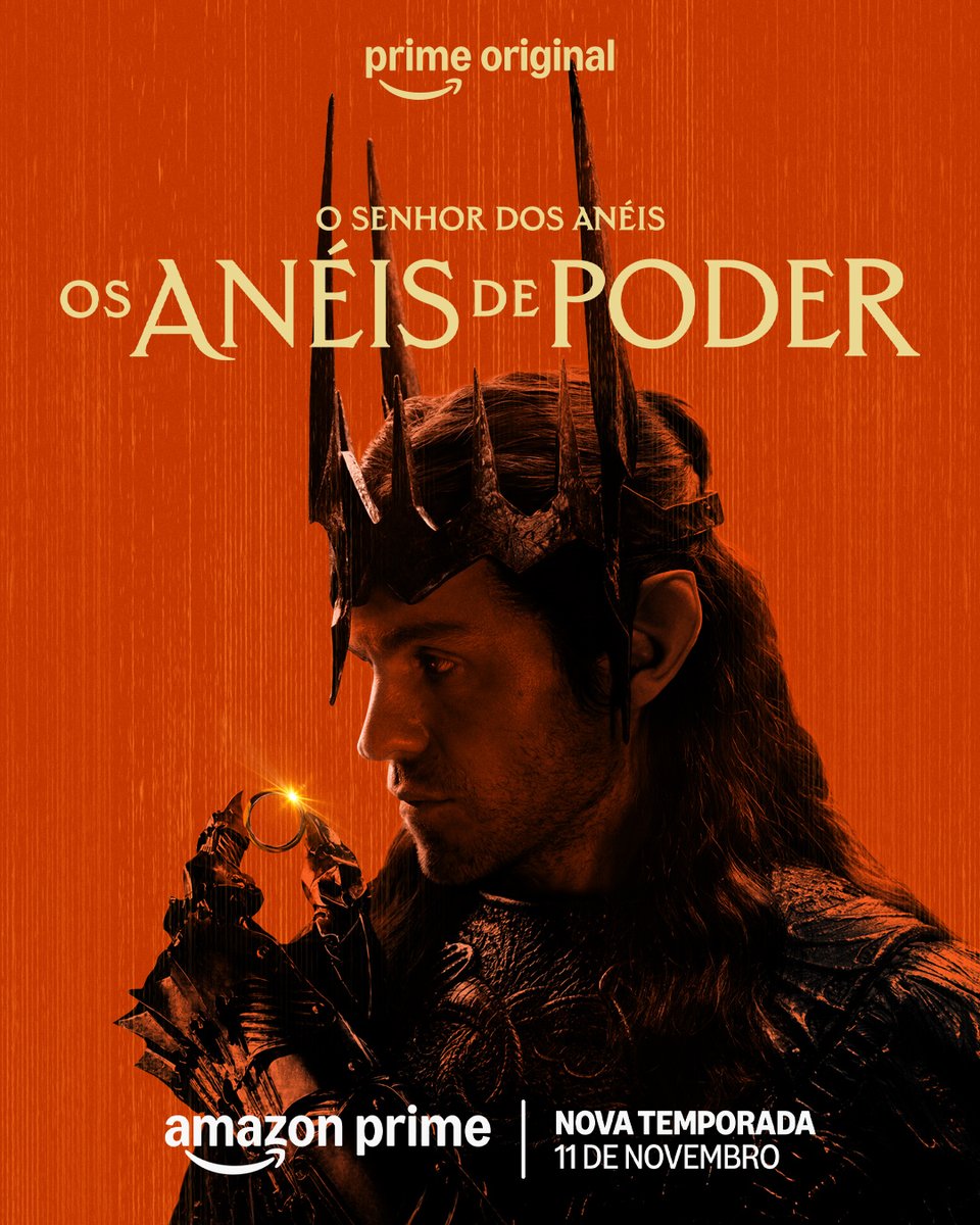 PrimeVideoBR's tweet photo. Um anel para a todos governar. O Senhor dos Anéis: Os Anéis de Poder. Novo teaser nesta sexta-feira. https://t.co/597hBKBptm