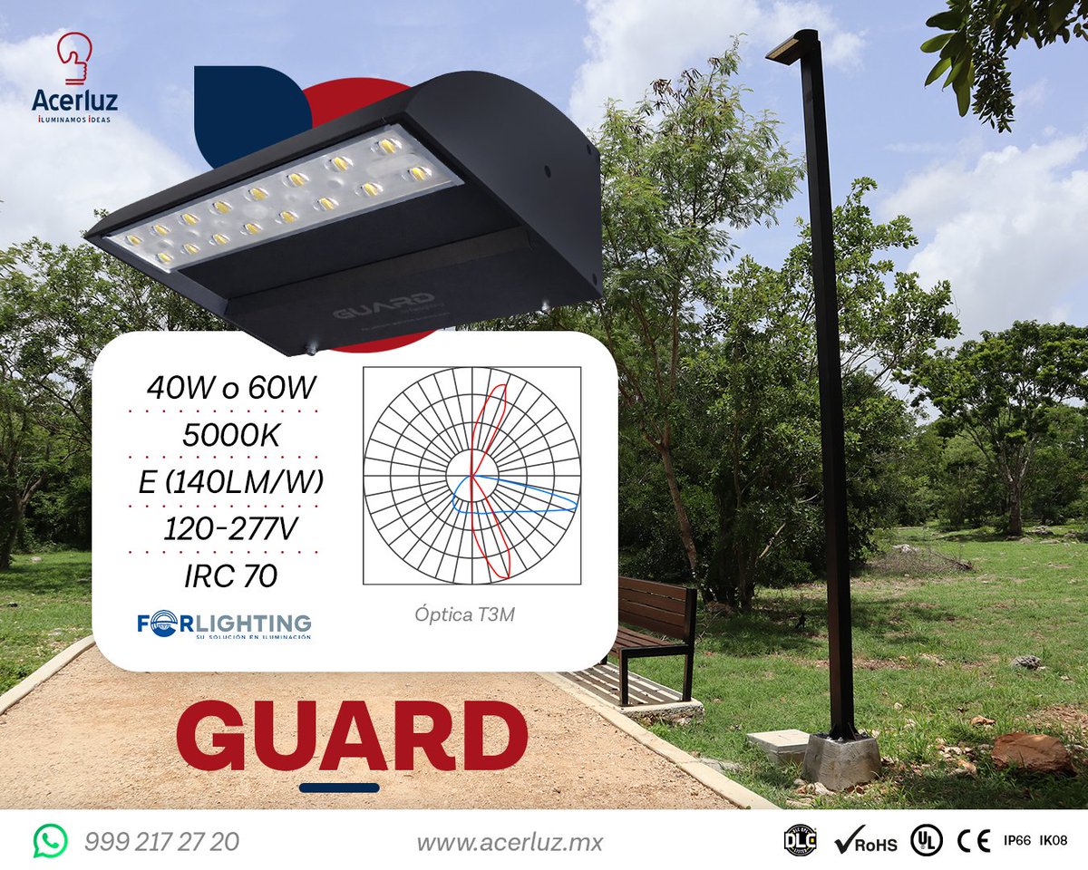 Acerluz_mid's tweet photo. La luminaria GUARD está fabricada ⛏️en aluminio, con un terminado resistente a la corrosión 🛡️

✅Ideal para parque y andadores
✅Tecnología LED

Puedes checar su ficha técnica en nuestra página web: https://t.co/QolYmrYCTk

#guard #Forlighting #luminarialed https://t.co/uaC4QHgvS4