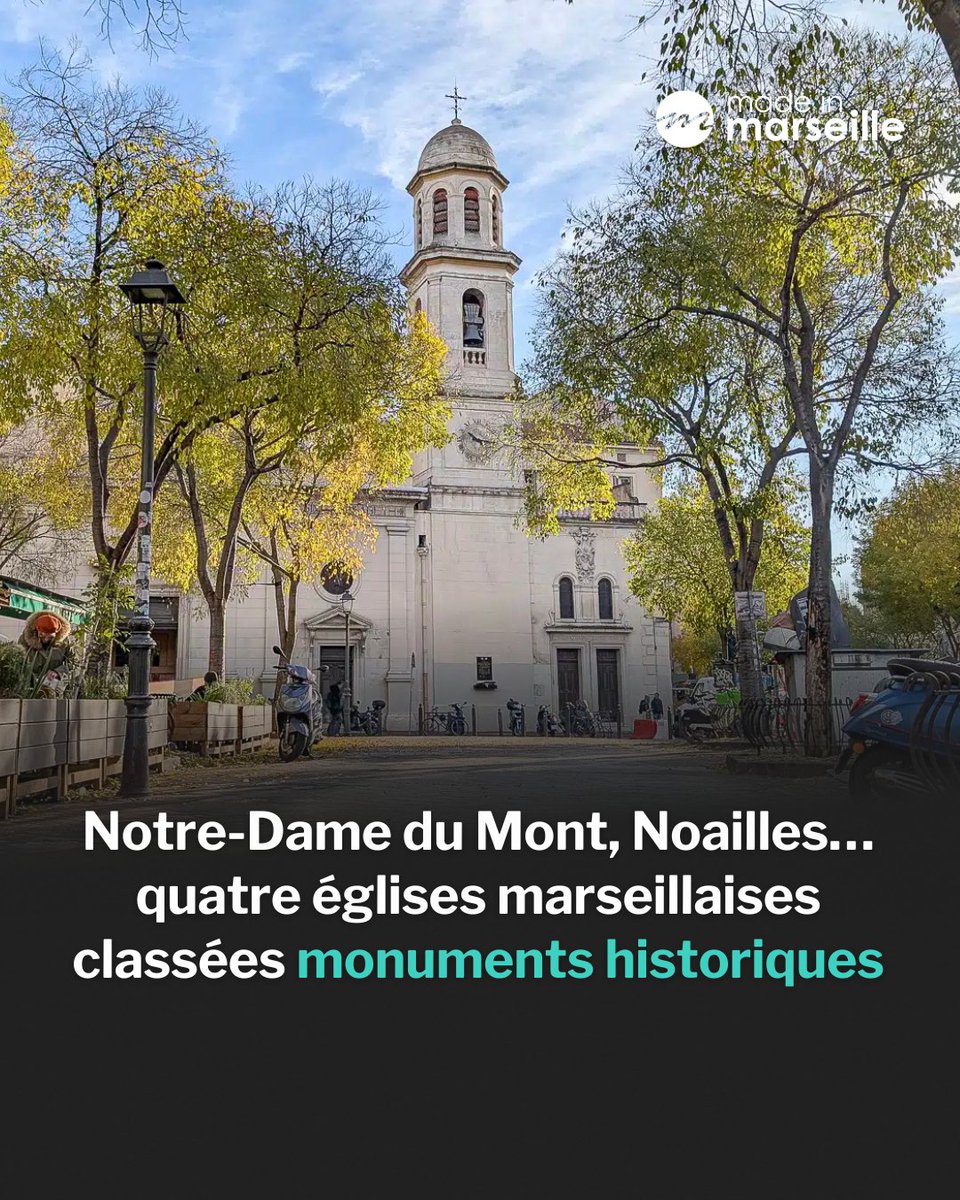 MadeMarseille's tweet photo. 🔴 Le préfet a inscrit au titre des monuments historiques quatre églises de Marseille. Une nouvelle étape dans la vaste campagne de protection engagée par l’État pour mieux préserver le patrimoine de la cité phocéenne ➡️ https://t.co/JegkmHSYA0 https://t.co/SVlFPaXZCv