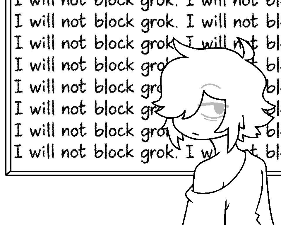 esillyo's tweet photo. okay am I unsuspended can I go now https://t.co/08gD9dYK8G