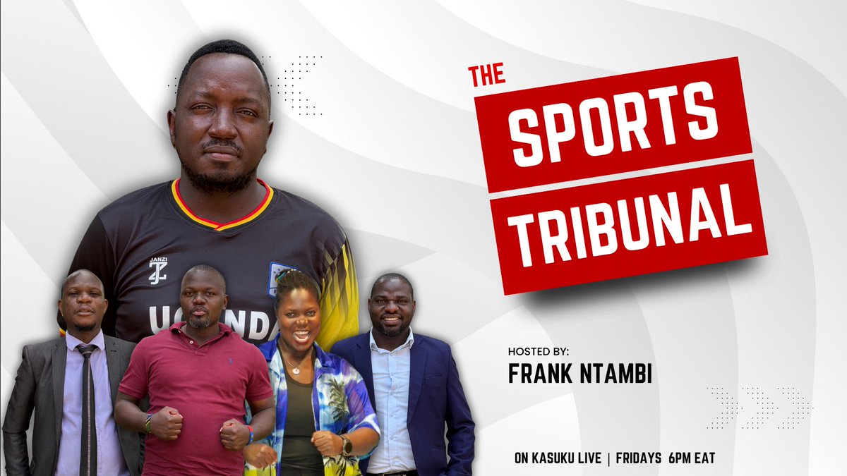 frankbalkazerg1's tweet photo. You asked for it. We delivered.

Introducing The Sports Tribunal….a weekly sports panel bringing together some of Uganda’s finest sports minds for insightful analysis, bold opinions, and unfiltered debate.

Joining the panel are Ismael Dhakaba Kigongo, Dennis Bossa, Michael Kigozi, Phionah Pinky, and Aldrine Nsubuga Snr, with more top names coming in the weeks ahead.

The Sports Tribunal premieres tomorrow and will air every Friday at 6:00 PM exclusively on Kasuku Live.

Ladies and gentlemen, welcome to The Sports Tribunal. ⚽🎙️