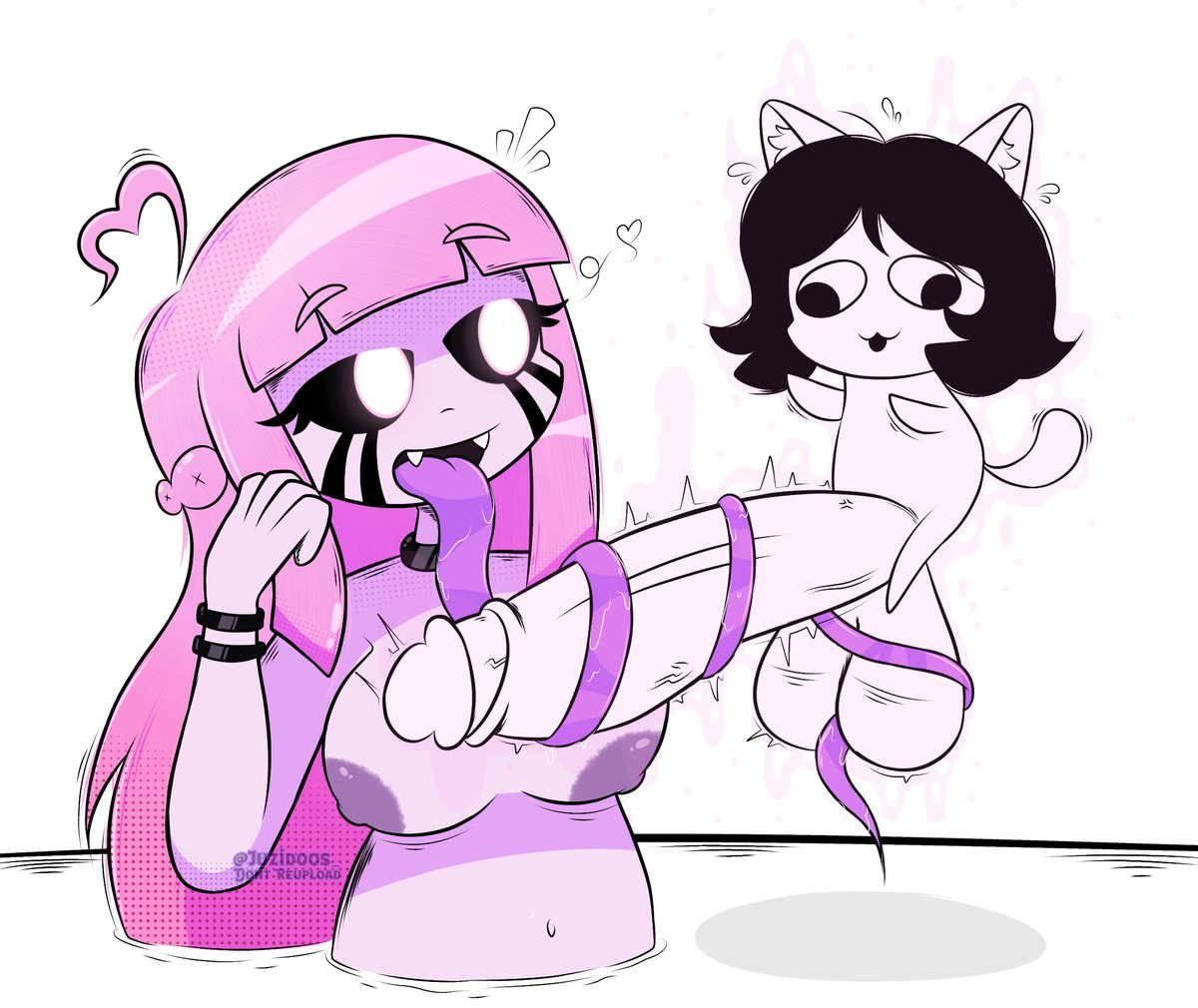 Spook_Chips's tweet photo. Today I feel bit better, I turn on the Ibis paint and I found funny old art, there you go https://t.co/vqyAgX4LDU
