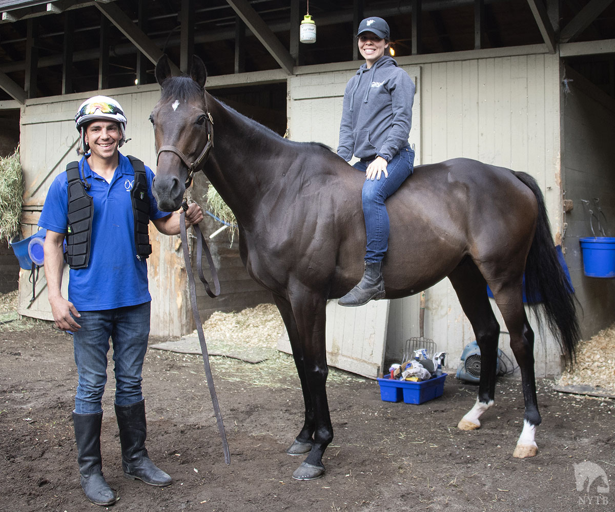 nytbreeders's tweet photo. T Loves a Fight picked up his biggest victory for breeder/owner Hoffman Thoroughbreds in the 2017 Mike Lee, but his biggest win may have been landing a forever home with @nodaracing. Meet the #NYbred fan favorite TOMORROW at #Saratoga! Details: https://t.co/O3rAkVA7mx https://t.co/uEnAy5Va34