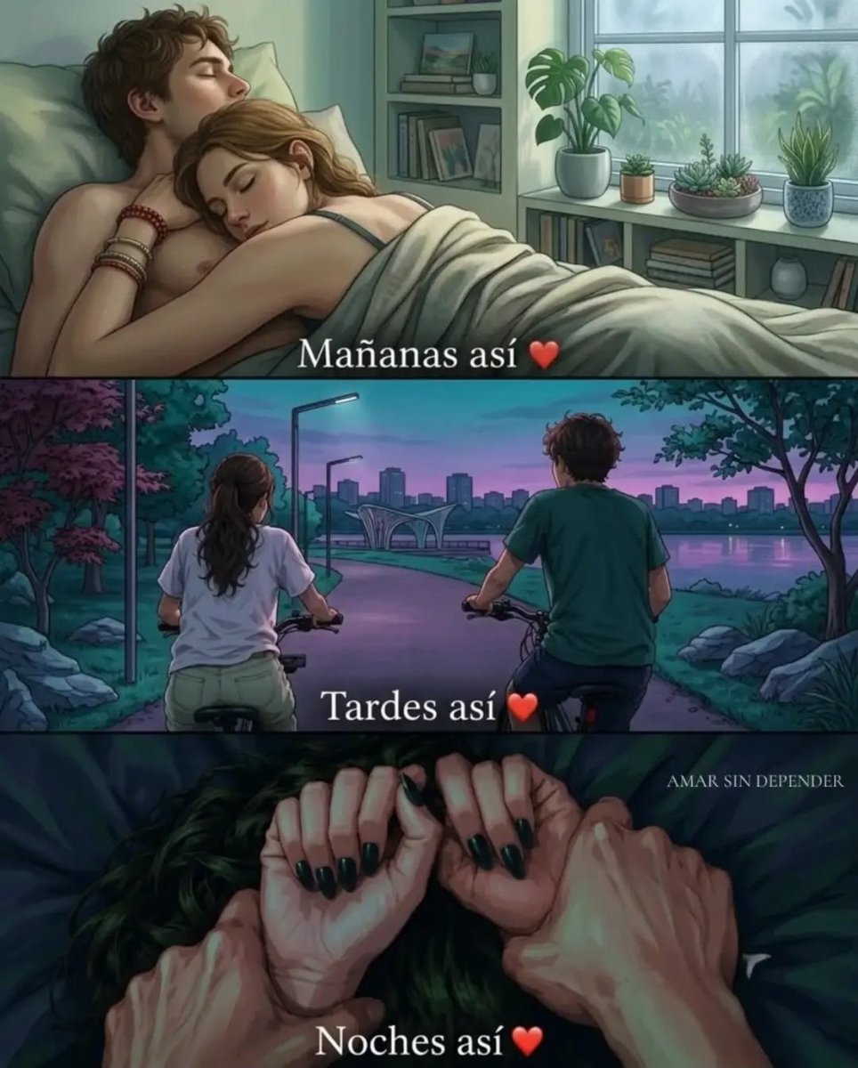 Claudia42512368's tweet photo. .
Hicimos
el amor
una y otra vez.
Y no sé
ni cómo
explicarlo,
pero te sigo
teniendo
las mismas
ganas que
al principio... ♥️

Sacado de la red🌹

Nuestros días así 🥰✨🌙 https://t.co/ATAETQ9AGY