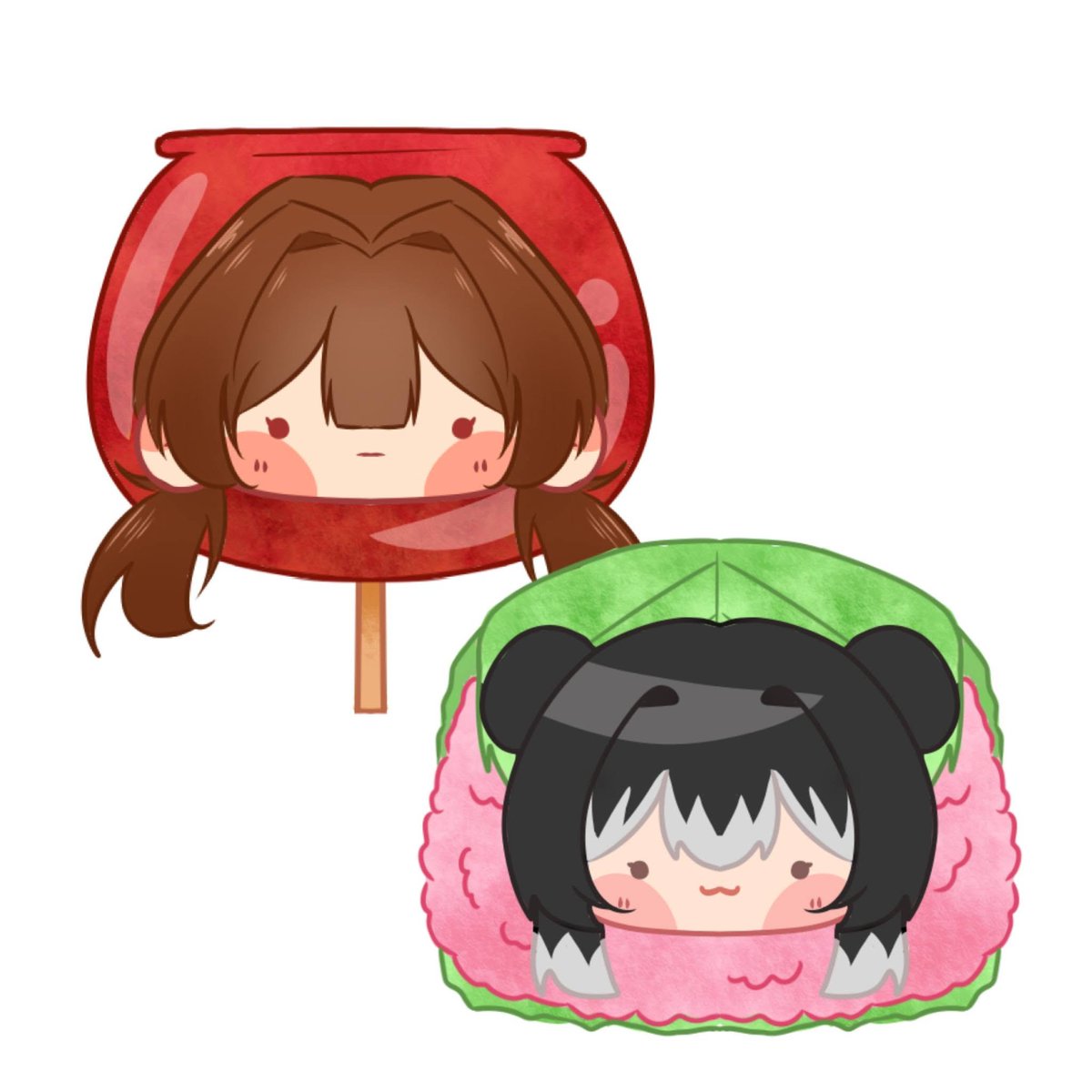 shizuffy's tweet photo. @mlytfess hi nder! aku kebetulan open yang headshot dengan tema food mascot, tapi kalau mau kepalanya sendiri juga boleh :3c https://t.co/AdY46WxtH9