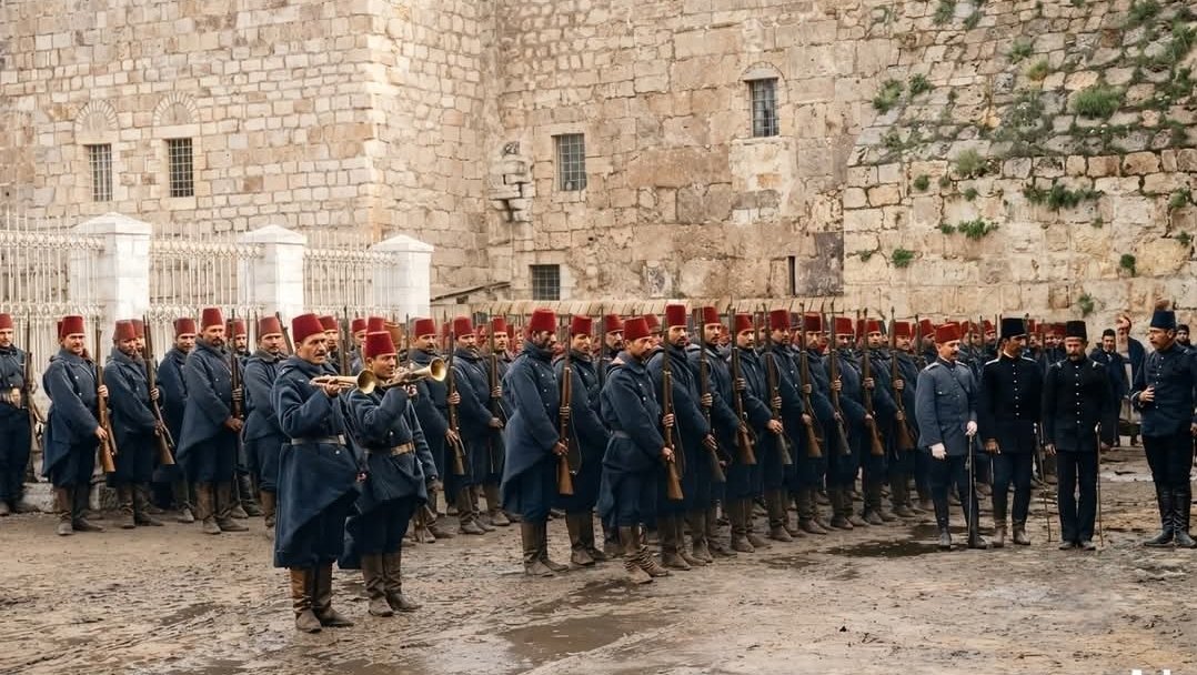 umuttgunerr's tweet photo. Kudüs'te güvenliği sağlayan Türk askerleri (1915)... https://t.co/G2dhI6oTyr