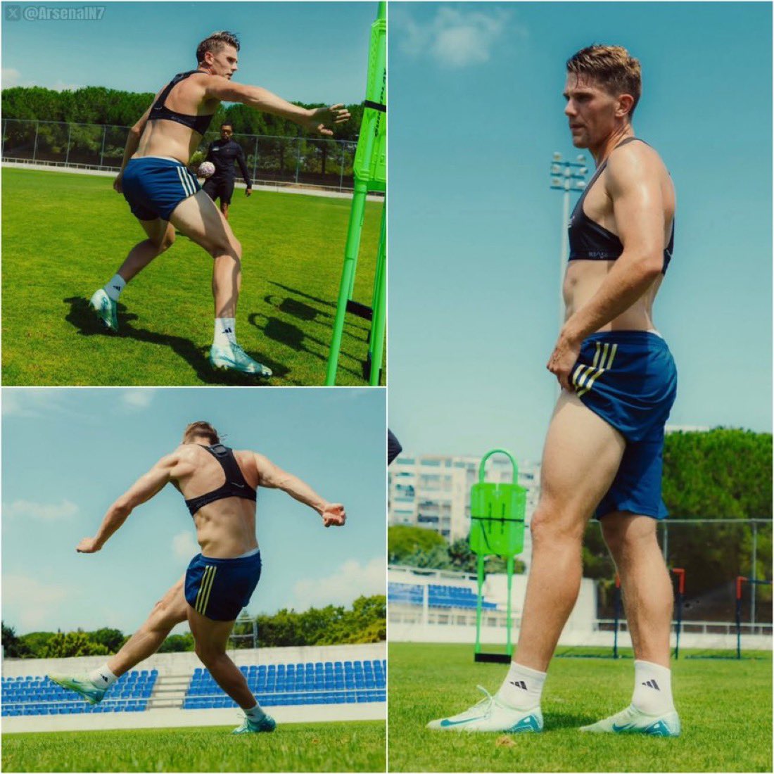 ArsenalCentra's tweet photo. 🚨 Viktor Gyökeres looks ready to unleash 30+ goals in the Premier League this season. 😮‍💨🔴

Photo credit : @ArsenalN7 https://t.co/wZZfMsnudb