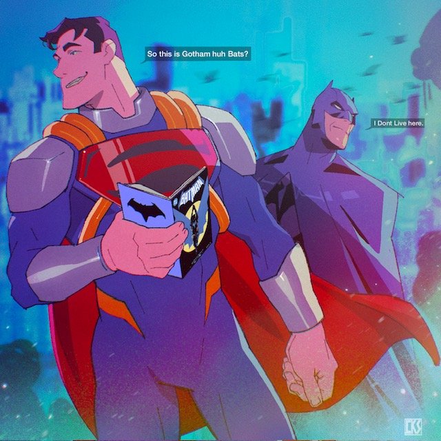 CoranStone's tweet photo. Superboy Prime thought he'd visit where Matt Fraction and Jorge Jimenez version of Batman lived  but it turns out Bats at the time was in a different neck of the woods.
-
#batman #superboyprime #DC #tmnt https://t.co/S9Ec2w2NSt
