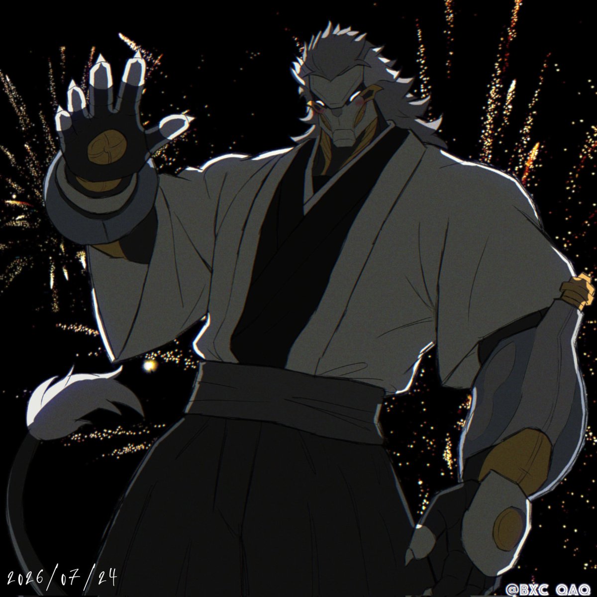 bxc_QAQ's tweet photo. #Banyue #般岳 #ZenlessZoneZero
祝般岳师傅生日快乐🎂៷>ᴗ<៷
『和阁下出游甚是愉快……咳咳……能让吾摸摸���吗？』 https://t.co/HU6ksGjGuf