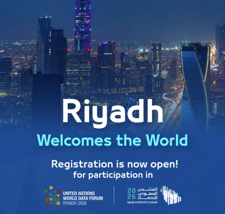 UNDESA's tweet photo. 📢 Registration is now open for the 6th UN World Data Forum!
Join us in Riyadh, Saudi Arabia, 9–12 November 2026 to explore how data, innovation and partnerships can accelerate progress towards the #SDGs.
🔗https://t.co/PjelQiPxgB
#UNWDF2026 #Data4SDGs https://t.co/kJvk8J6Fls