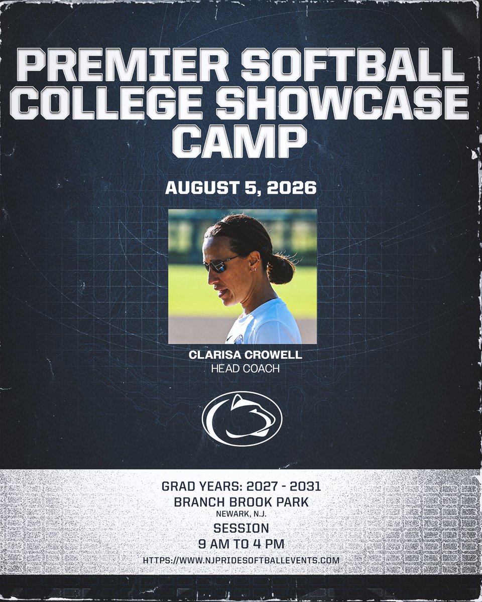 PennStateSB's tweet photo. Coach C’s ready to work in Newark👏

Check out the Premier Softball College Showcase Camp in New Jersey, and visit the link to register your athlete🫡

#WeAre | #AllIn https://t.co/HAqILg4wW1