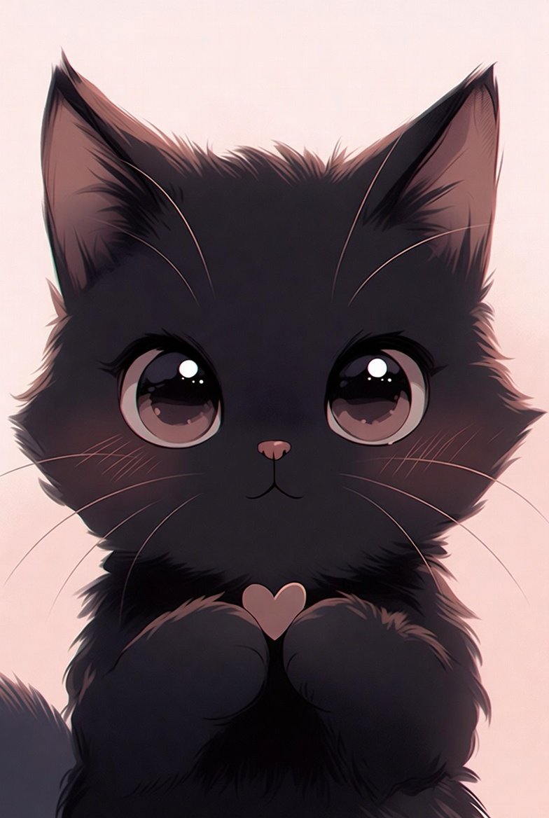 黒猫ちゃん　おめでとう 朝一幸運の黒猫置いときます🐈‍⬛♥ どうぞにゃん☺♥