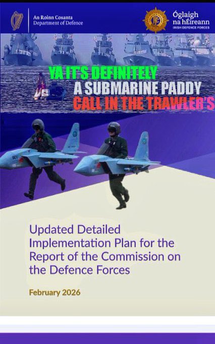 IrelandWarriors's tweet photo. https://t.co/xPxSsIDc8W

You are a traitor to Ireland and her people 

You joined the coalition of the willing 
Supporting and funding Ukraines defence while leaving Ireland over run and defenceless 

A day will come that you will be held to account for what you have done to Ireland and our people 🇮🇪🫡♟️