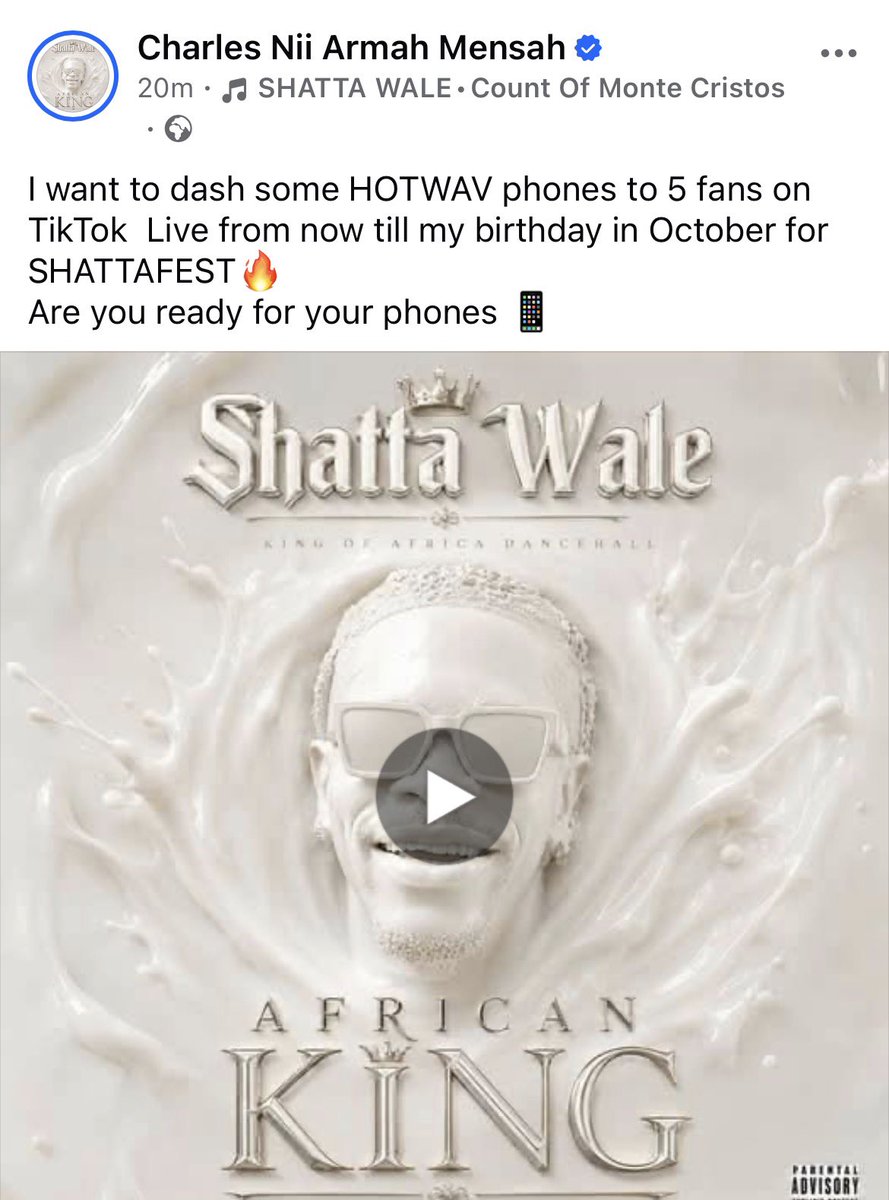 ShadrackAmonooC's tweet photo. Take Notice Shatta Movement Fans! 🚨 https://t.co/6UWBCMwpHU