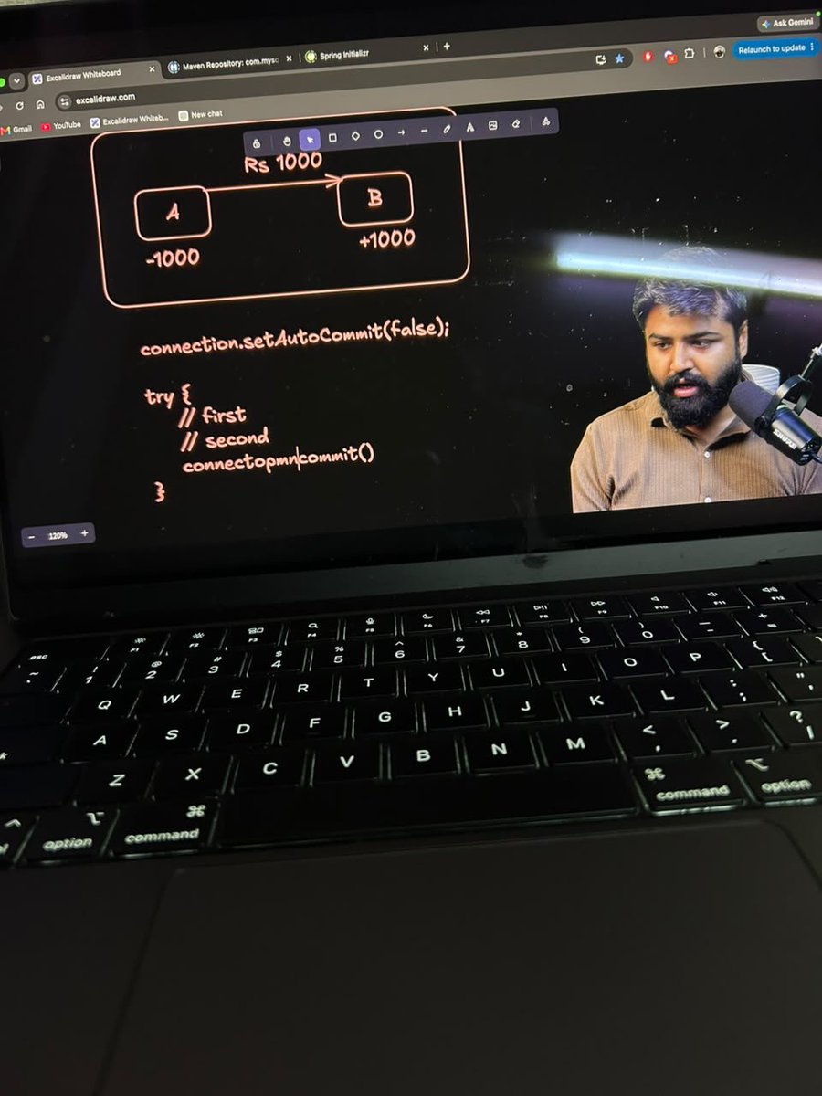 Swadesh072's tweet photo. Today's learning Connected a Java application to PostgreSQL on Neon using JDBC and implemented basic CRUD operations (Create, Read, Update, Delete)  It is  a solid reminder that understanding JDBC fundamentals makes frameworks like Spring Boot much easier to grasp.@CoderArmy @rohit_negi9 @adityatandon02 
https://t.co/IcnvyguT2J