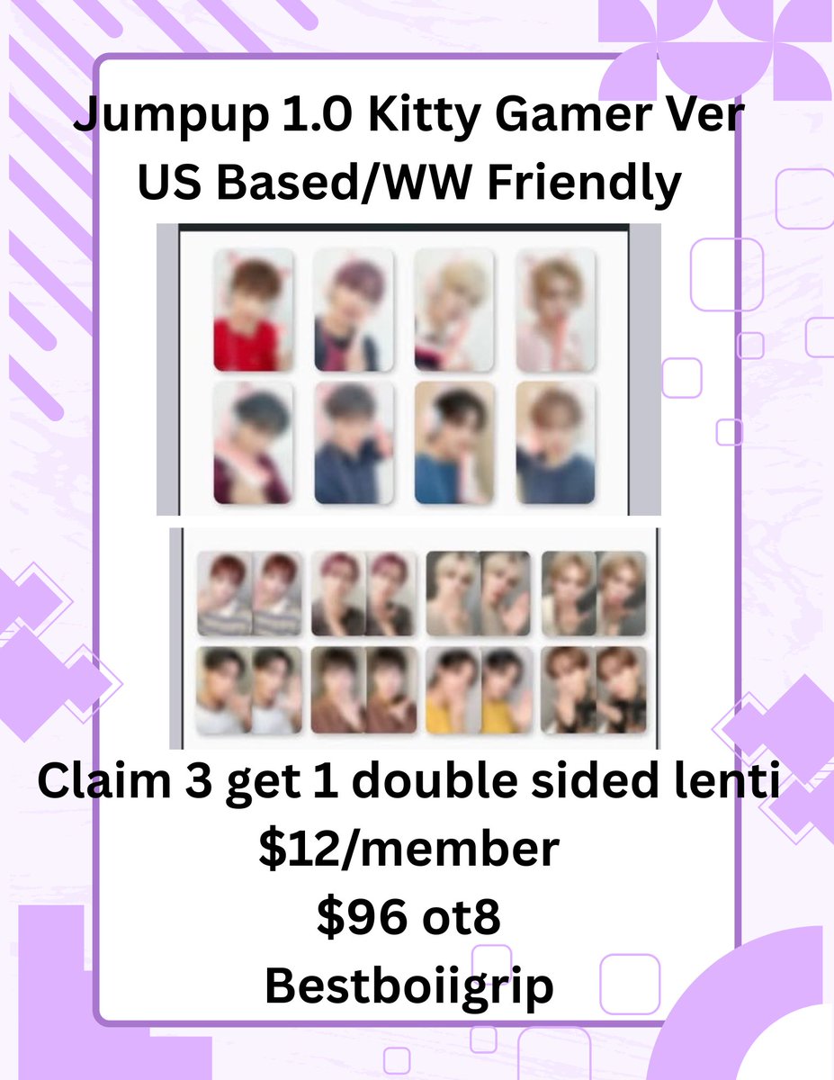 Bbgateez's tweet photo. All members available except San. 

#ateez #grouporder #ateezgrouporder https://t.co/NdaqL6ip9b